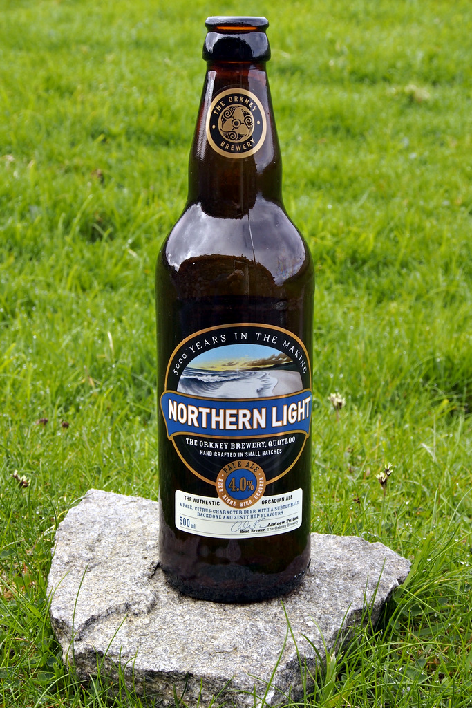 beer_0001.JPG - Orkney Brewery puts out an exceptional product so we were happy to see it in the Tesco in Stornaway. Dark Island was another favorite.